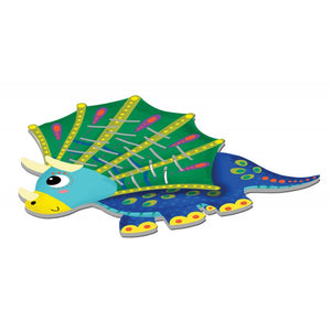 Kunstset mit glänzenden Schuppen – Dinosaurier
