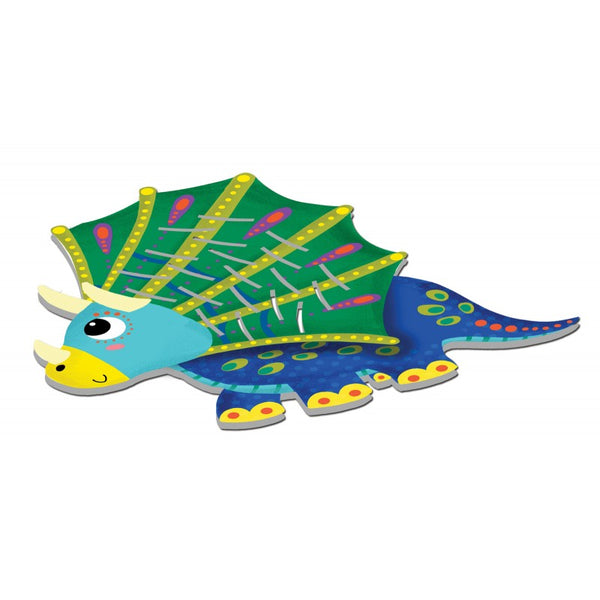 Kunstset mit glänzenden Schuppen – Dinosaurier