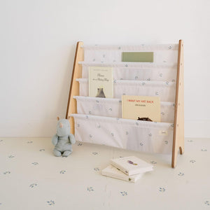 Bücherständer Recycled – Blueberry Ivory