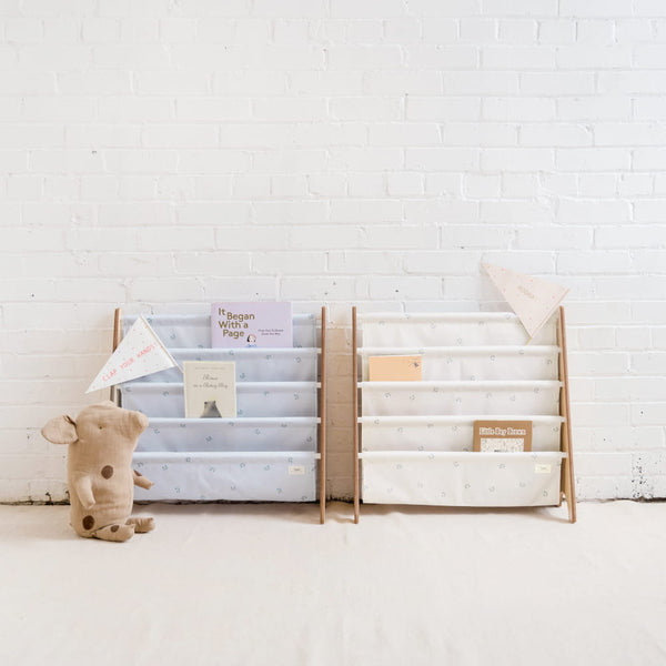 Bücherständer Recycled – Blueberry Ivory