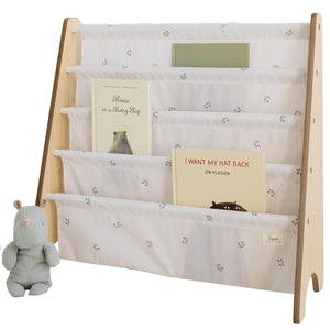 Bücherständer Recycled – Blueberry Ivory