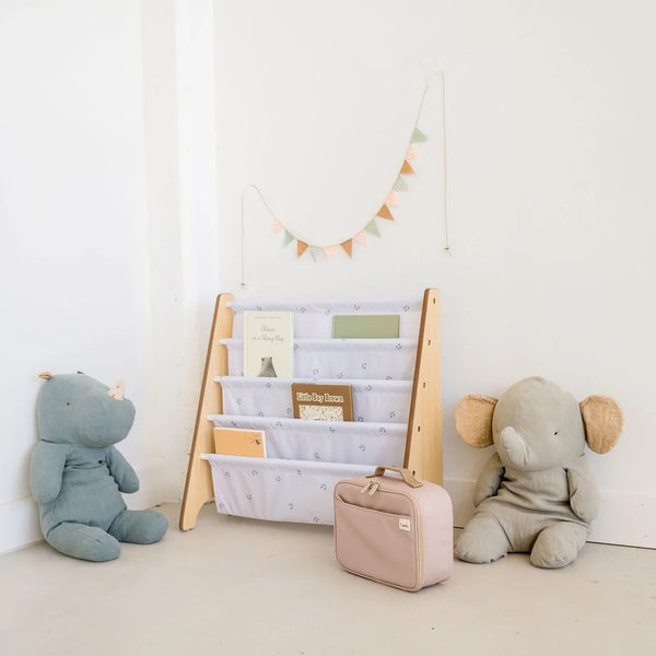 Bücherständer Recycled – Blueberry Ivory