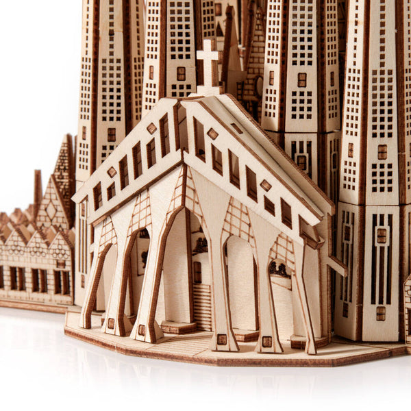 Holzpuzzle 3D-Modell – Sagrada Familia