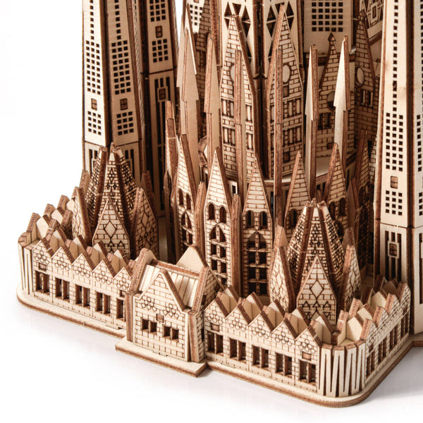 Holzpuzzle 3D-Modell – Sagrada Familia