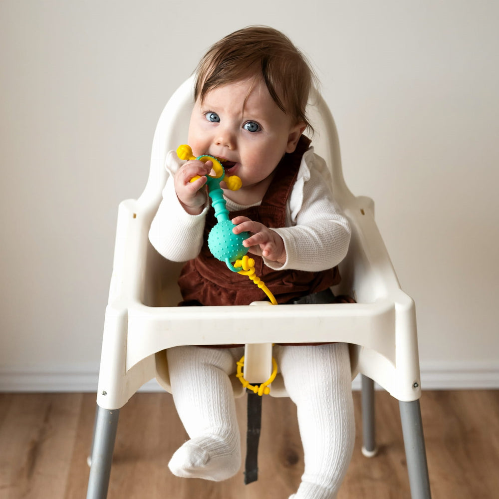 3er-Set Silikonspielzeugstreifen - Liinklz Blue