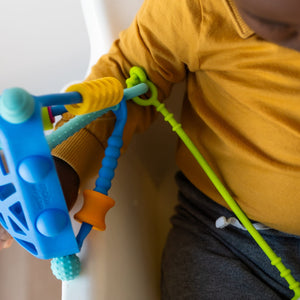 3er-Set Silikonspielzeugstreifen - Liinklz Pink