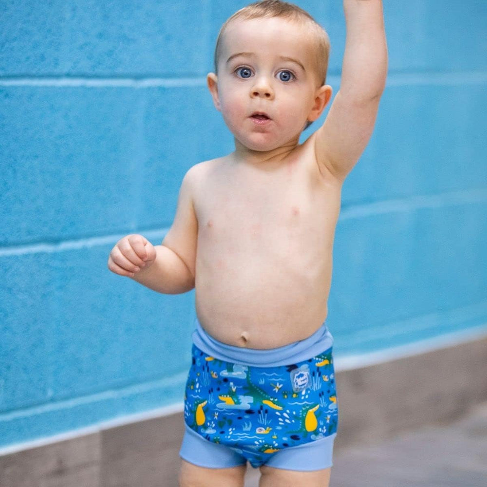 Schwimmwindel Happy Nappy 6-12 Monate Krokodile (L)