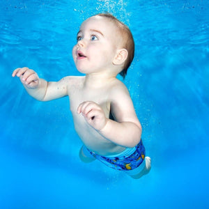 Schwimmwindel Happy Nappy 12-24 Monate Krokodile (XL)