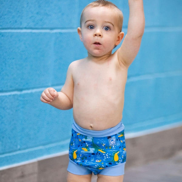 Schwimmwindel Happy Nappy 12-24 Monate Krokodile (XL)