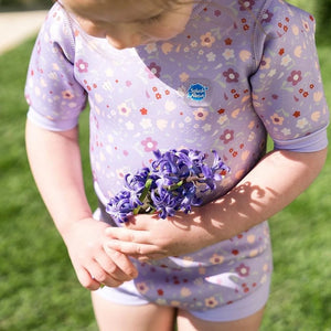Neopren-Schaumstoff + Schwimmwindel Happy Nappy 2in1 – 12–24 Monate (XL) Spring Flower