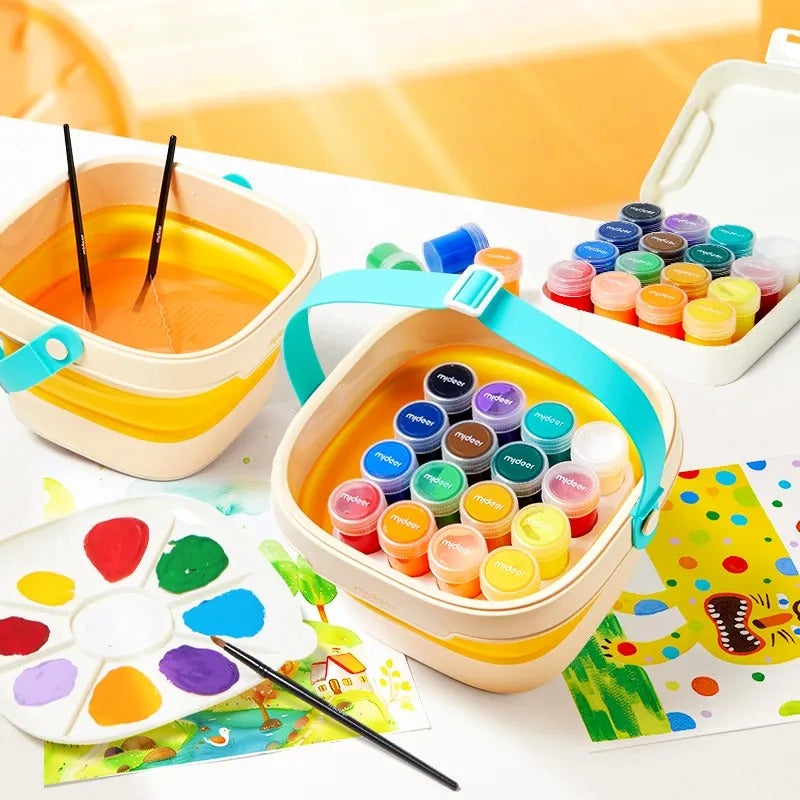 Tragbares Malset – 16 Farben - Tublu.de