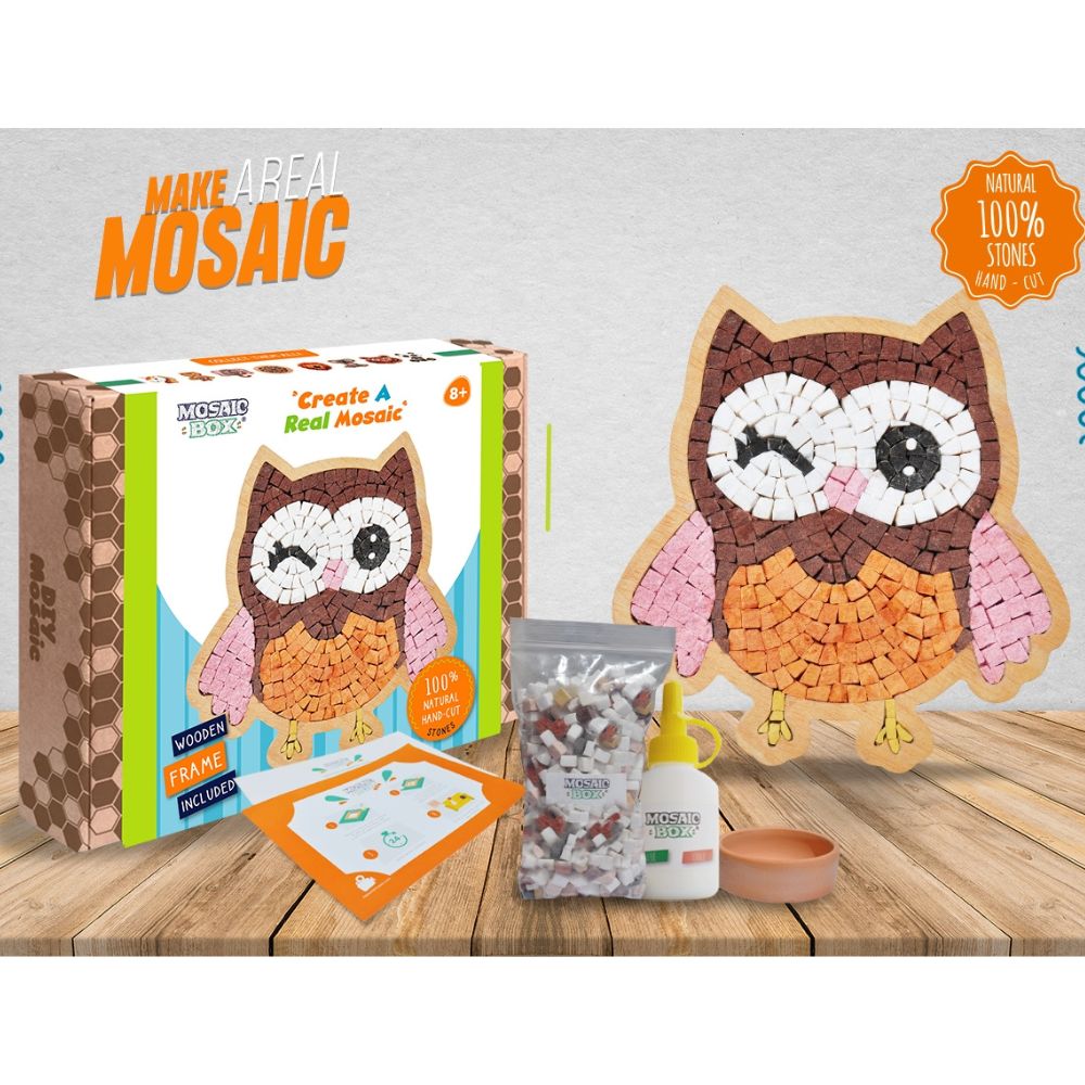 Kreatives Mosaik-Set MOSAICBOX Eule 12