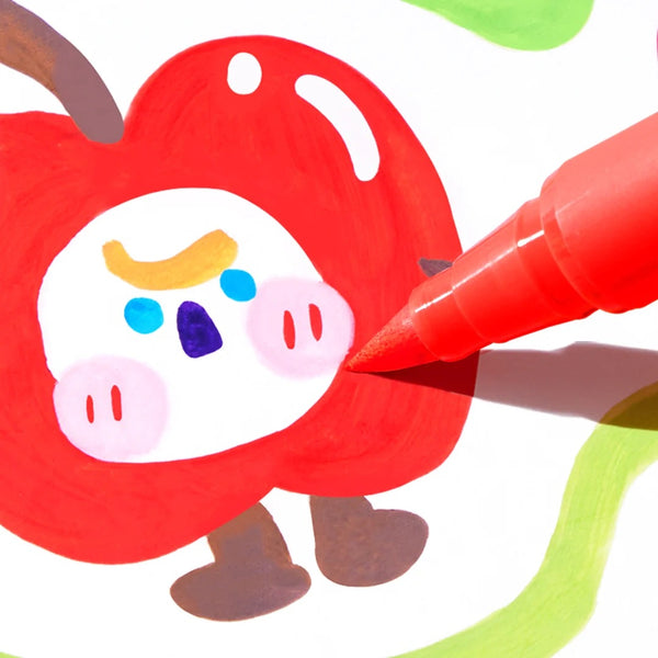 Acrylmarker im Koffer mit sehr weicher Spitze – 48 Farben - Tublu.de