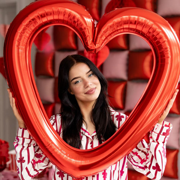 Folienballon – Herzrahmen 86 x 83,5 cm