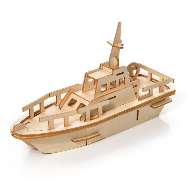 Holzpuzzle 3D-Modell – Yacht