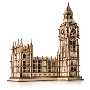 Holzpuzzle 3D-Modell – Big Ben