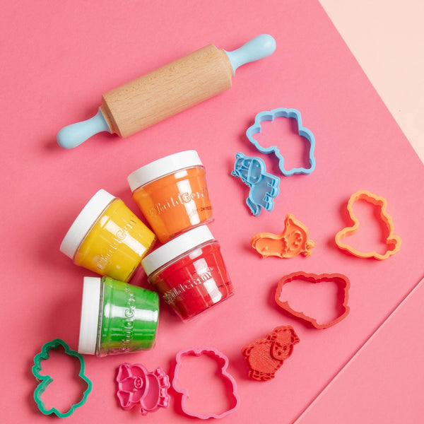 Holz-Teigroller – Rosa - Tublu.de