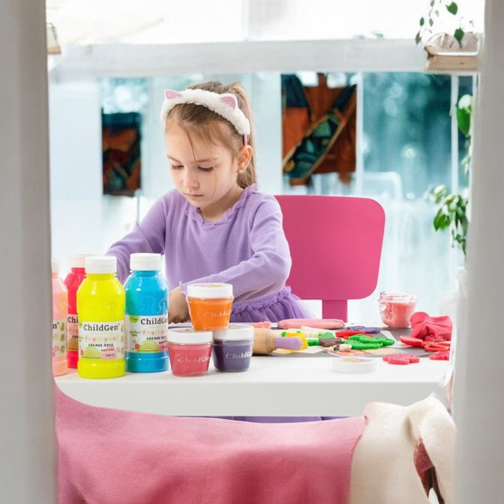 Natürliche Knete in Gläsern – Set mit 6 Glitzerfarben - Tublu.de