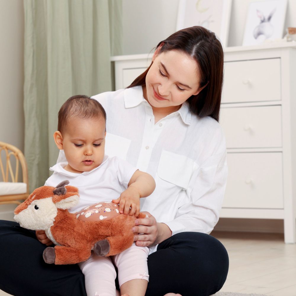 Plüschprojektor für Kinder Twilight Buddies™ – Rehkitz