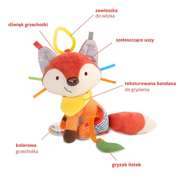 Aktiver Anhänger für den Kinderwagen – Bandana Buddies Fuchs