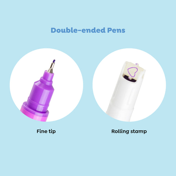 Doppelseitige Stifte mit Stempeln - Tublu.de