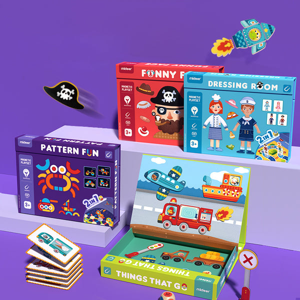 Magnetisches Puzzle und Spiel 2in1 – Fahrzeuge - Tublu.de