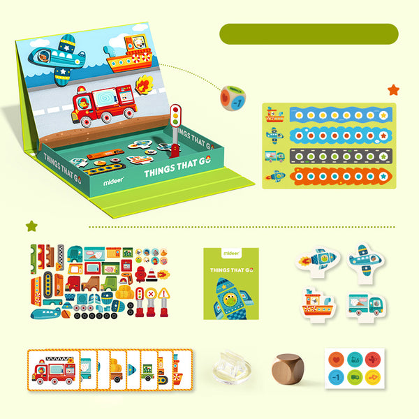 Magnetisches Puzzle und Spiel 2in1 – Fahrzeuge - Tublu.de