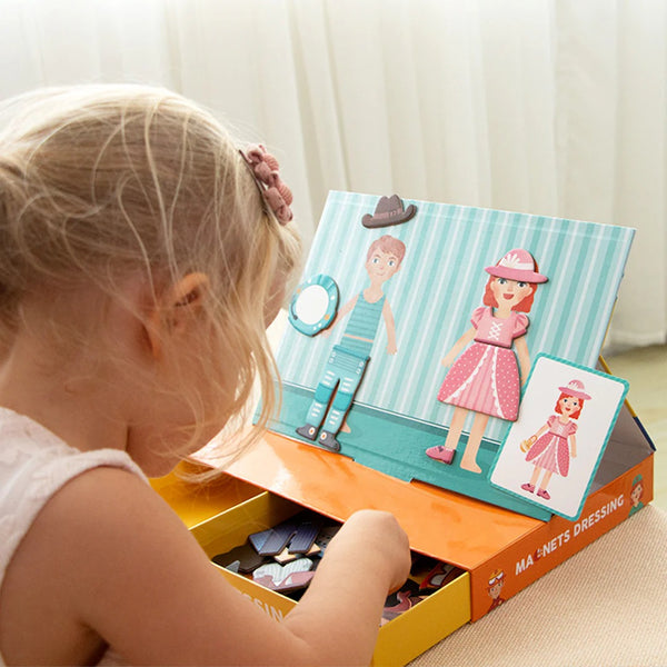 Magnetisches Puzzle und Spiel 2in1 – Kleidung - Tublu.de