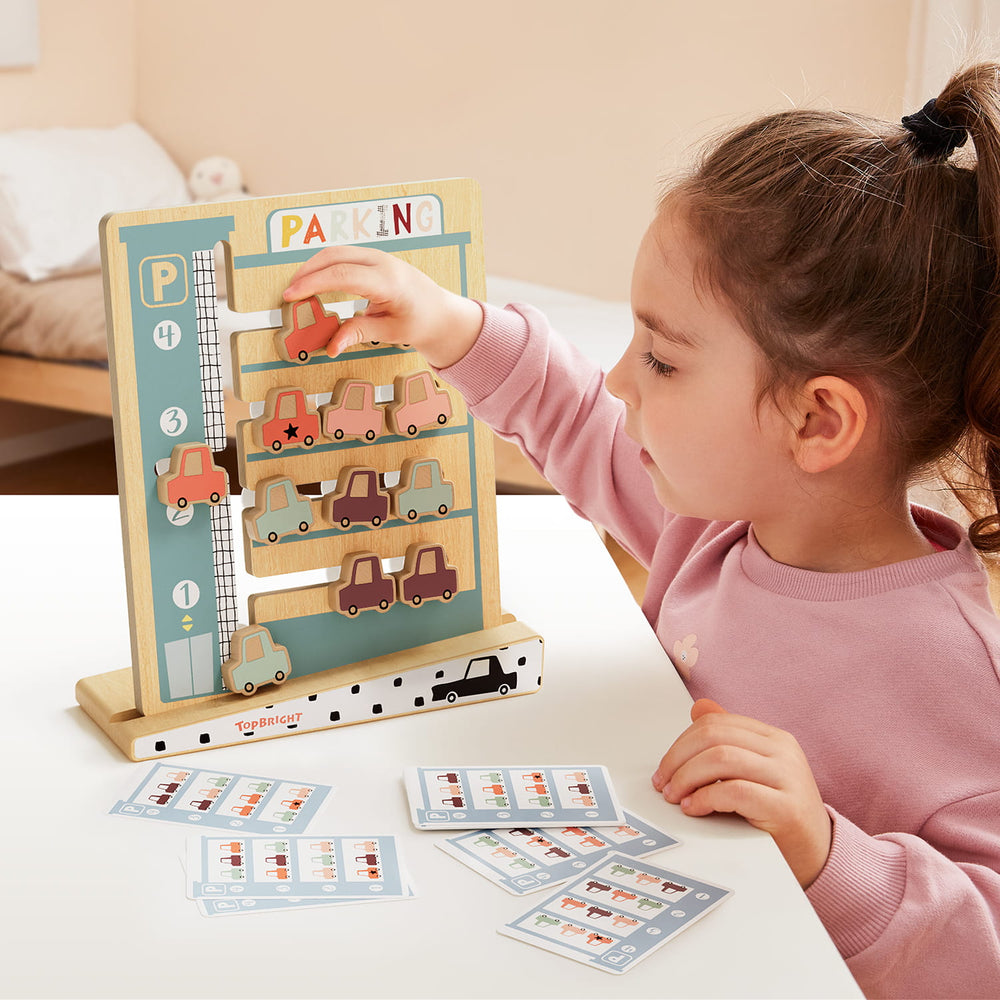 Logisches Puzzlespiel für Kinder – Parkplatz - Tublu.de