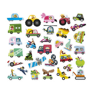 Wiederverwendbare Aufkleber auf Bögen 3+ – Fahrzeuge 200 Stück - Tublu.de