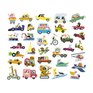 Wiederverwendbare Aufkleber auf Bögen 3+ – Fahrzeuge 200 Stück - Tublu.de