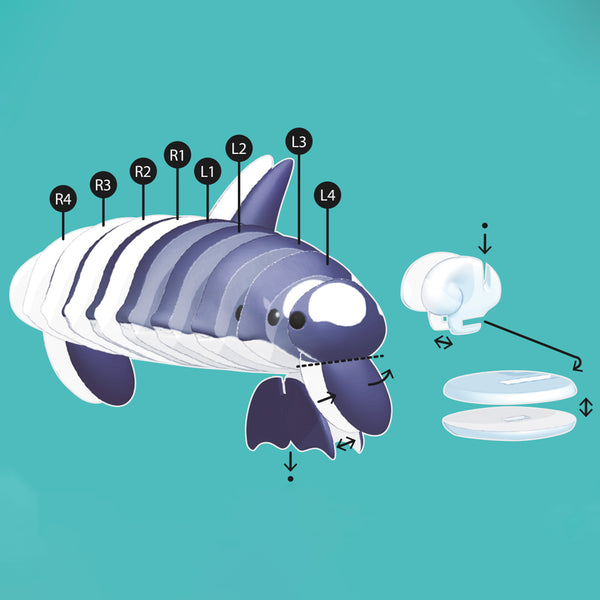 3D-Puzzle Ozean – Orca - Tublu.de