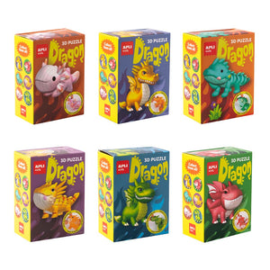 3D-Puzzle Drachen – Rosa - Tublu.de