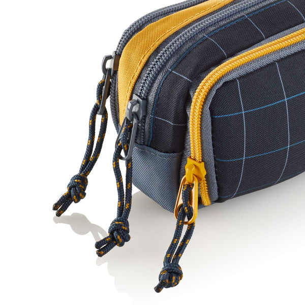 Dreifach-Federmäppchen – Rider Black