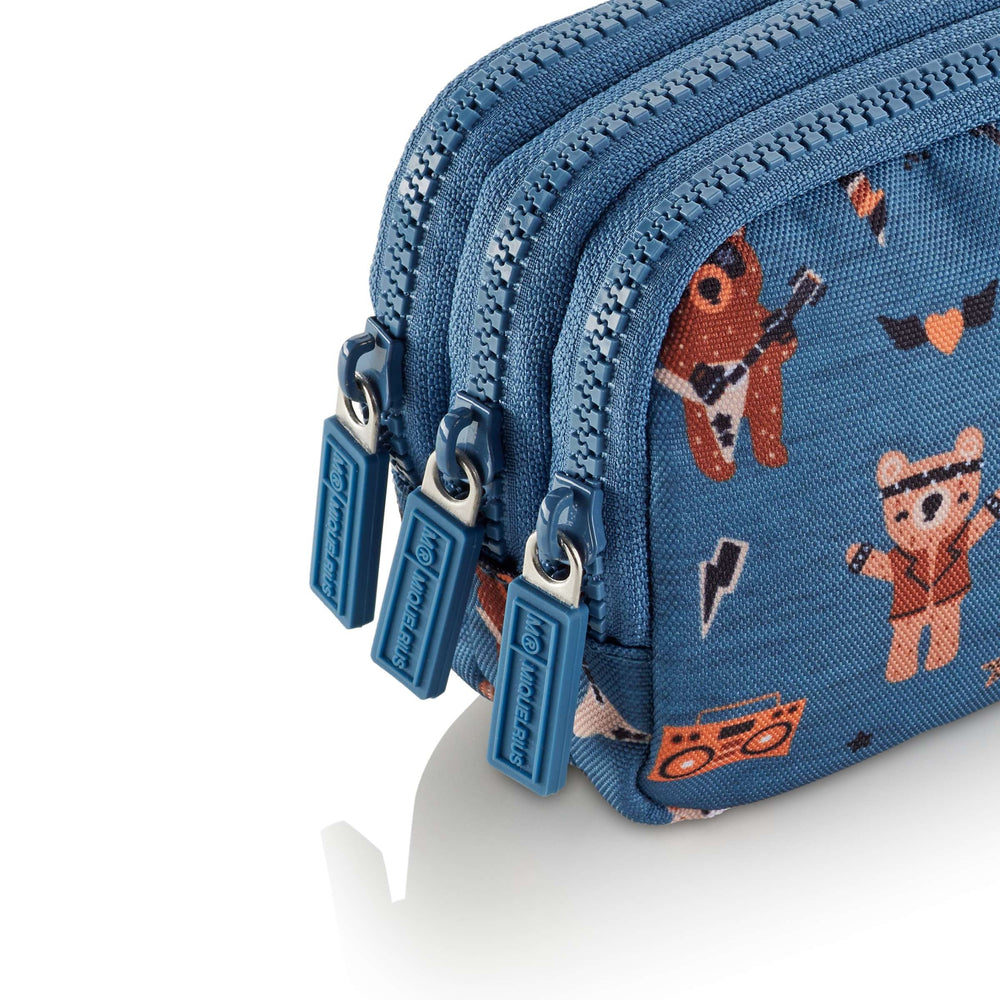 Dreifach-Federmäppchen – Rock Star