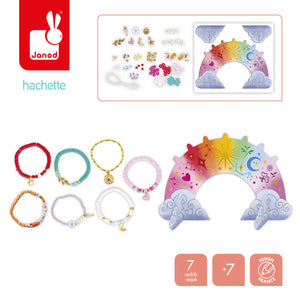 Kreatives Set zum Basteln von Schmuck mit Ständer – Armband für jeden Tag der Woche 7+ - Tublu.de