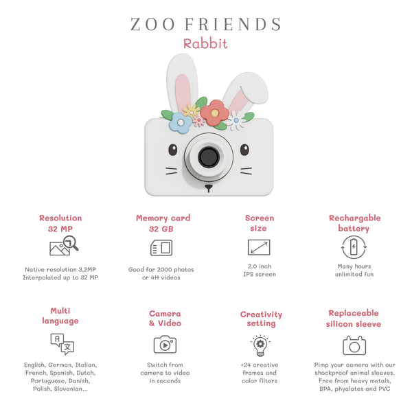 Digitalkamera für Kinder – Hase - Tublu.de