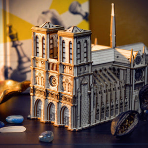 Holzpuzzle 3D-Modell – Notre-Dame