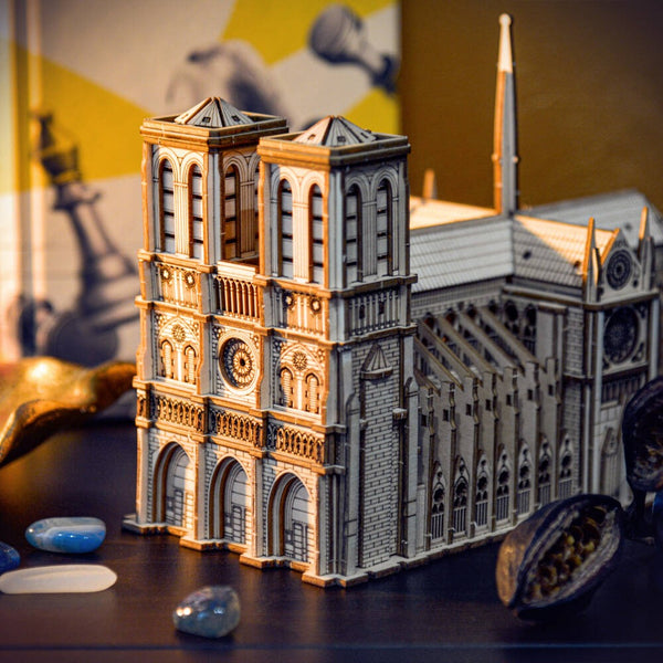 Holzpuzzle 3D-Modell – Notre-Dame