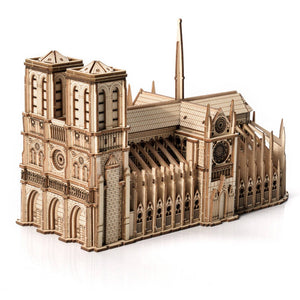 Holzpuzzle 3D-Modell – Notre-Dame