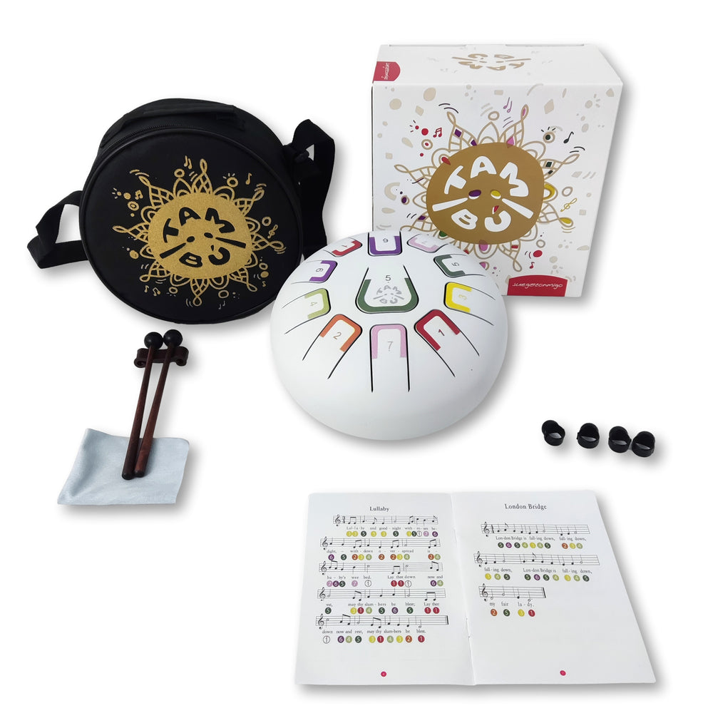 Zungentrommel Tambu – White Mat - Tublu.de