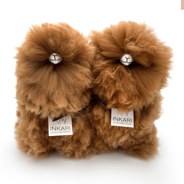 Plüsch-Maskottchen Alpaka Monsterfluff – Hazelnut 32 cm