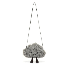Plüsch-Umhängetasche – Gewitterwolke - Tublu.de