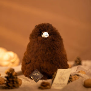 Plüsch-Alpaka Naturals – Walnut 15 cm - Tublu.de