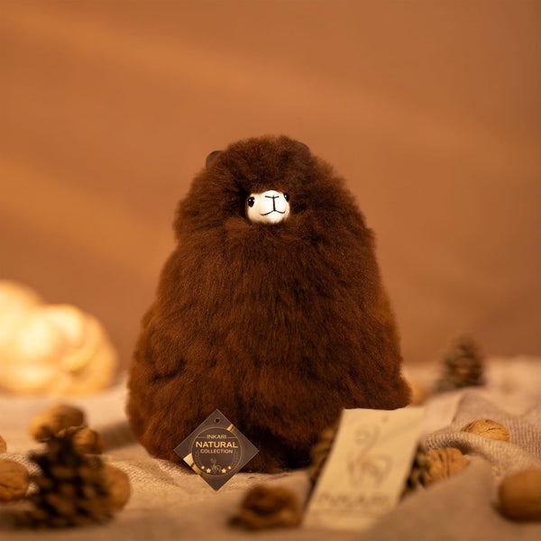Plüsch-Alpaka Naturals – Walnut 15 cm - Tublu.de