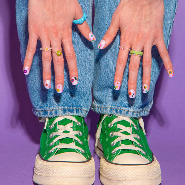 Nagelsticker – Flower 120 Stück - Tublu.de