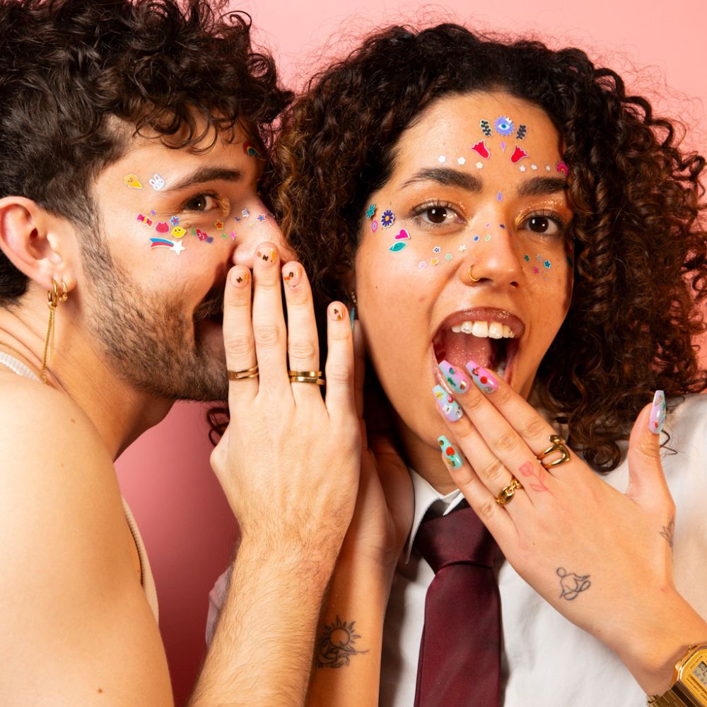 Gesichtsaufkleber – Kawaii 85 Stück - Tublu.de