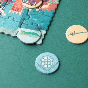 Taschenpuzzle mit Beobachtungsspiel – Burg 100 Teile - Tublu.de