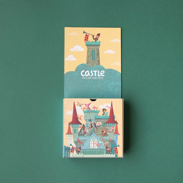 Taschenpuzzle mit Beobachtungsspiel – Burg 100 Teile - Tublu.de