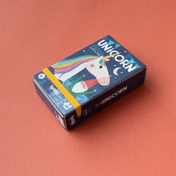 Taschenpuzzle mit Beobachtungsspiel – Einhorn 24 Teile - Tublu.de